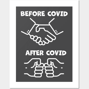 Before and After Covid Posters and Art